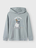 NAME IT Суитшърт NKMBEDOG LS NREG SWEAT WH UNB