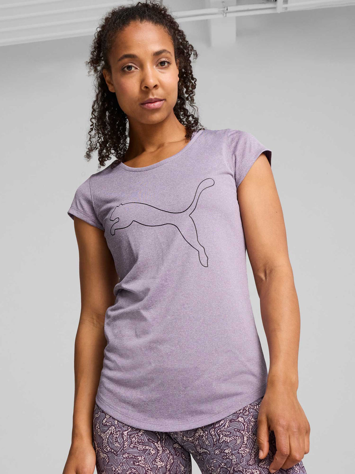 PUMA Тениска PERFORMANCE HEATHER CAT TEE W