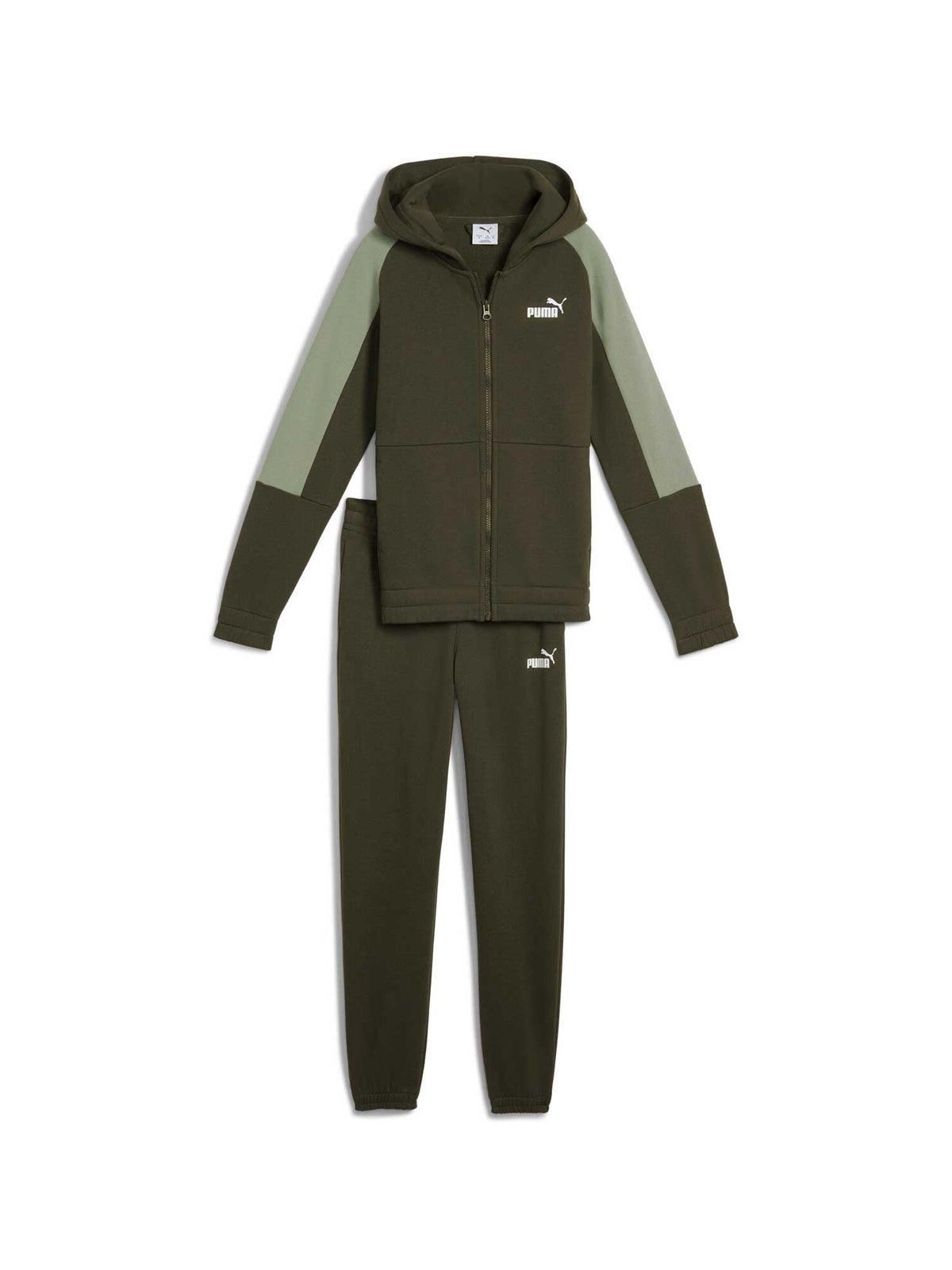 PUMA Спортен екип ESS BLOCK Hooded Full-Zip Sweat Suit