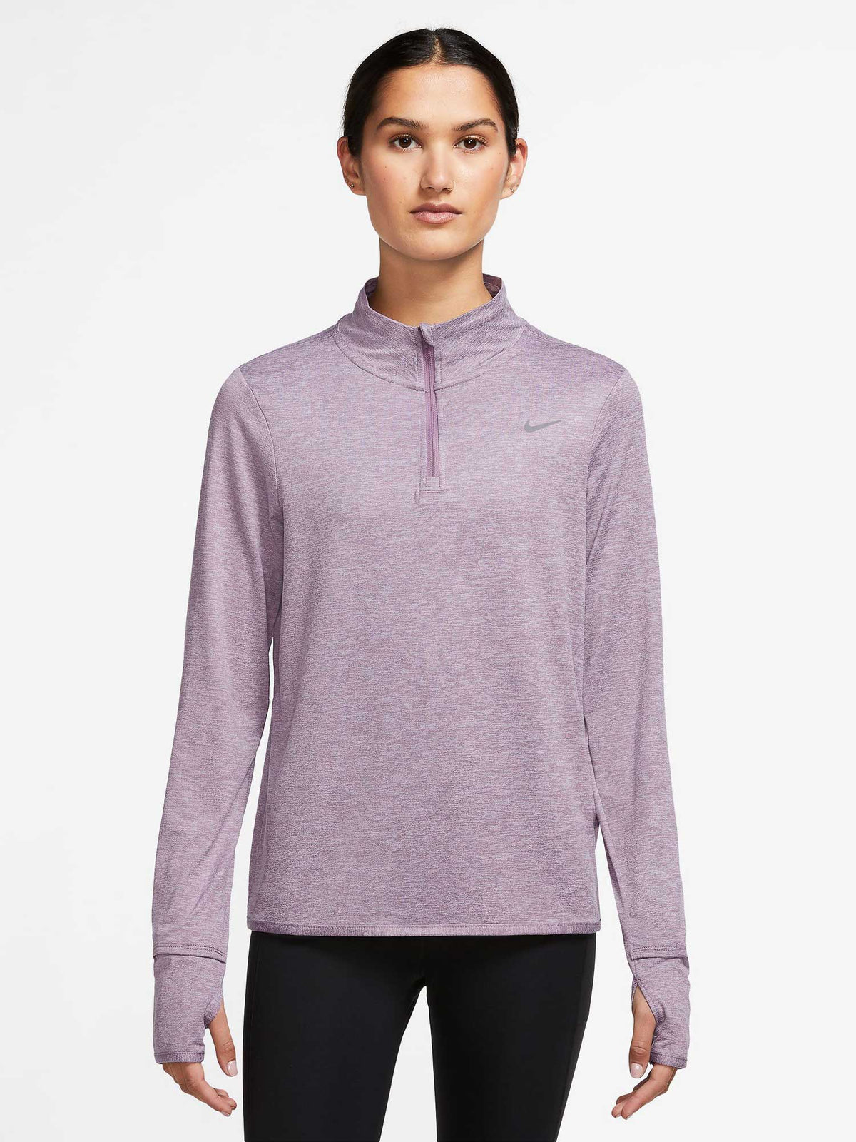 NIKE Блуза W NK SWIFT ELMNT DF UV HZ TOP