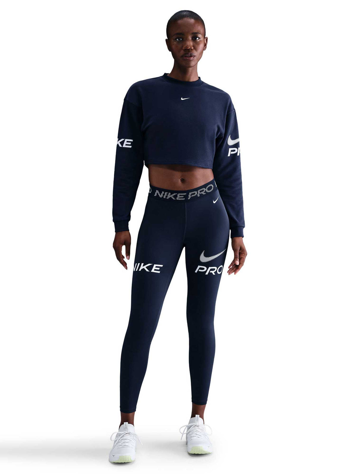 NIKE Блуза W NP DF FLC CREW TT GRX