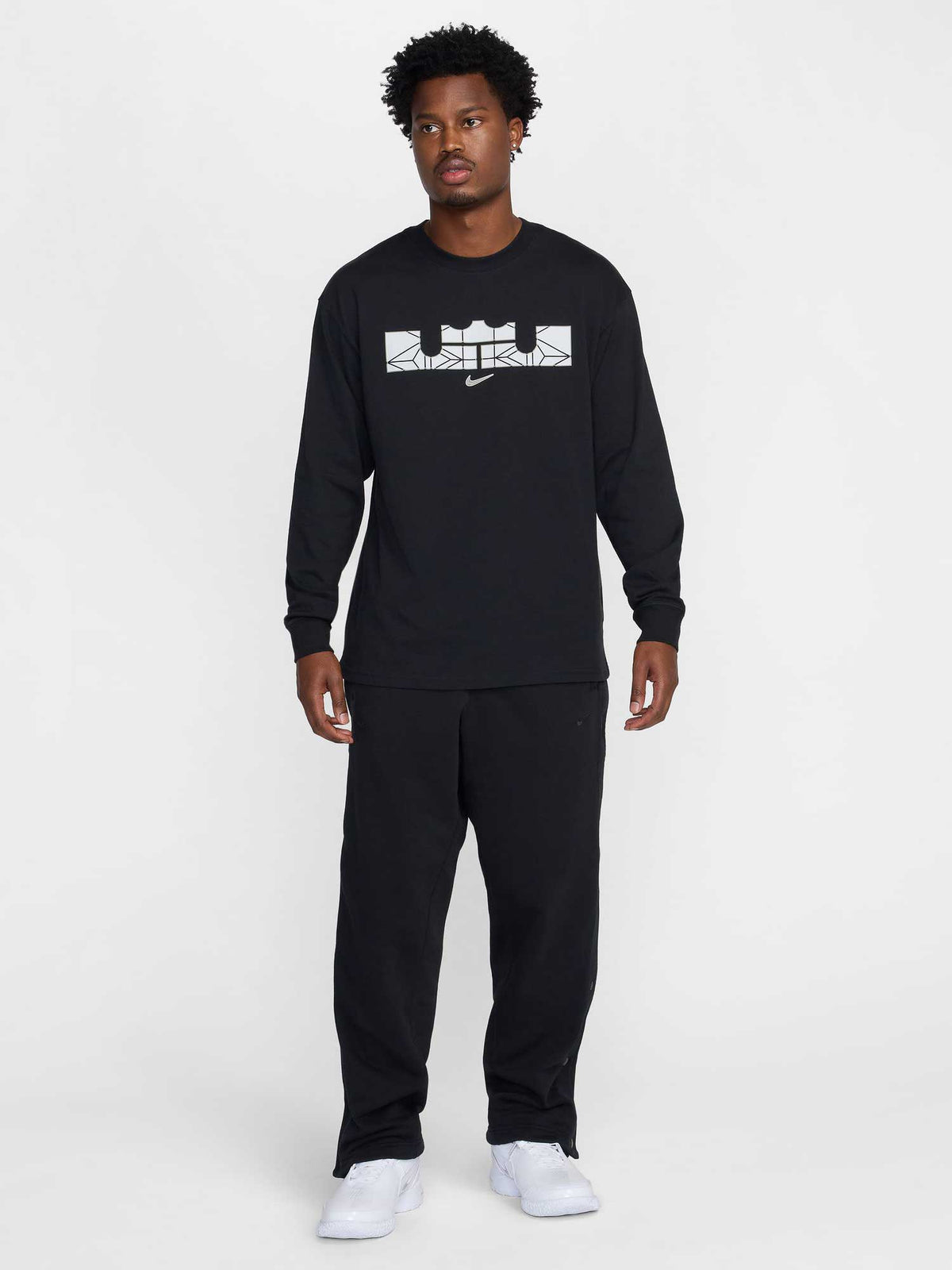 NIKE Блуза LEBRON M NK TEE LS M90