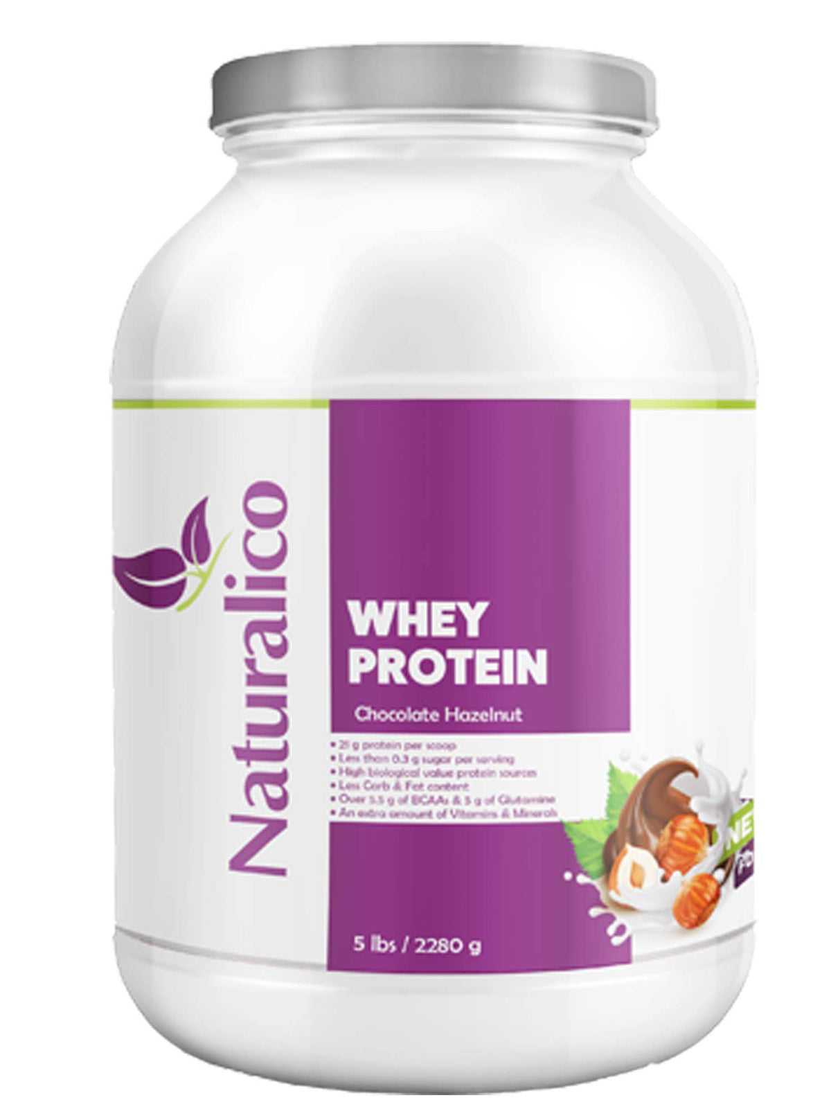 NATURALICO Протеин Whey Protein 5 lbs-ванилов сладолед