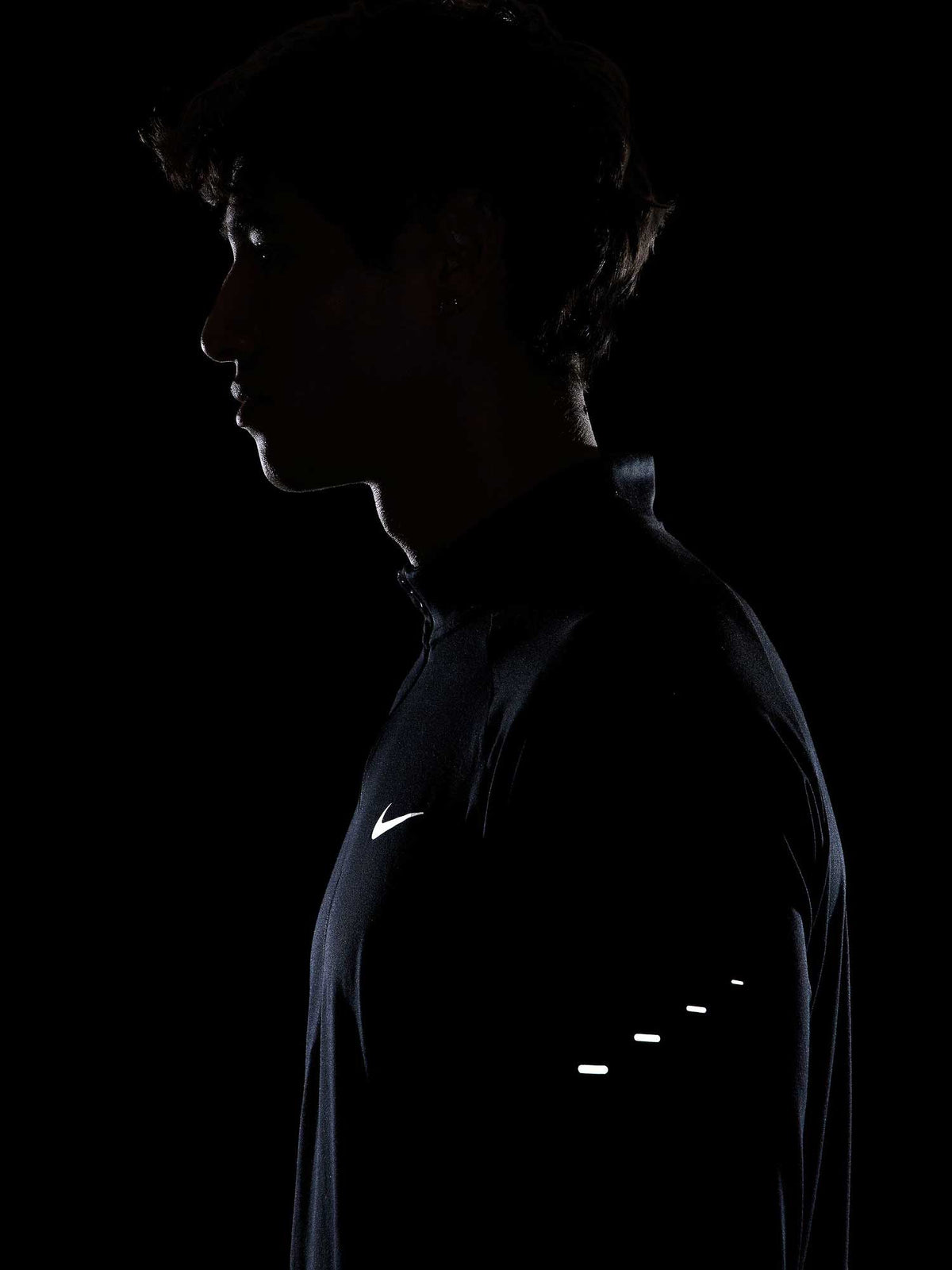 NIKE Блуза M NK DF STRIDE HZ MIDLAYER