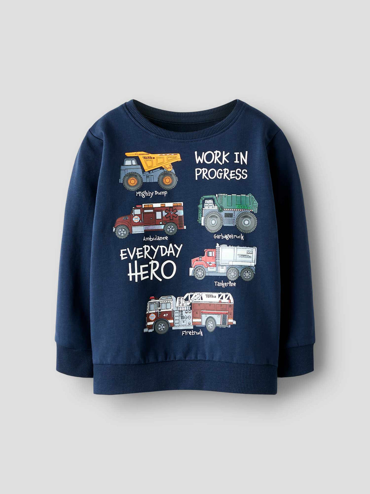 NAME IT Блуза NMMORSON TONKA NREG SWEAT BRU CPLG