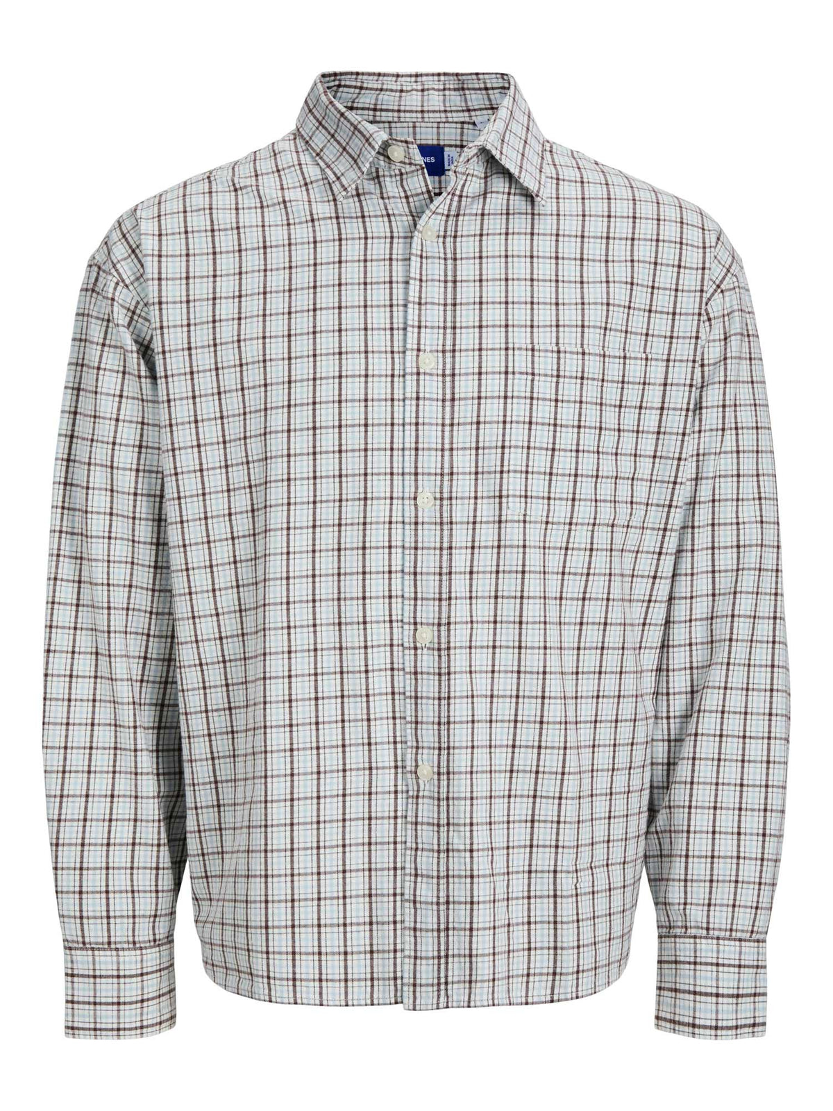 JACK & JONES Риза JORMEADOWS OVERSIZED CHECK SHIRT LS