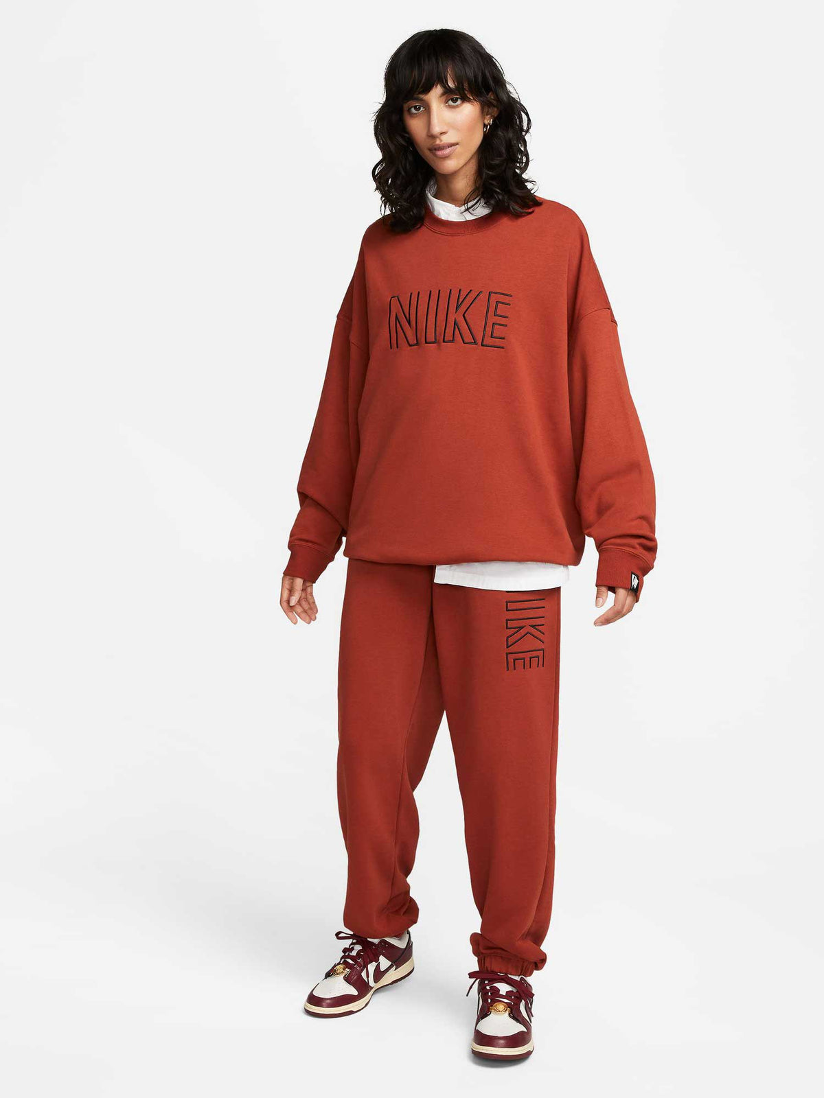 NIKE Блуза W NSW FT OS FLC CREW SW