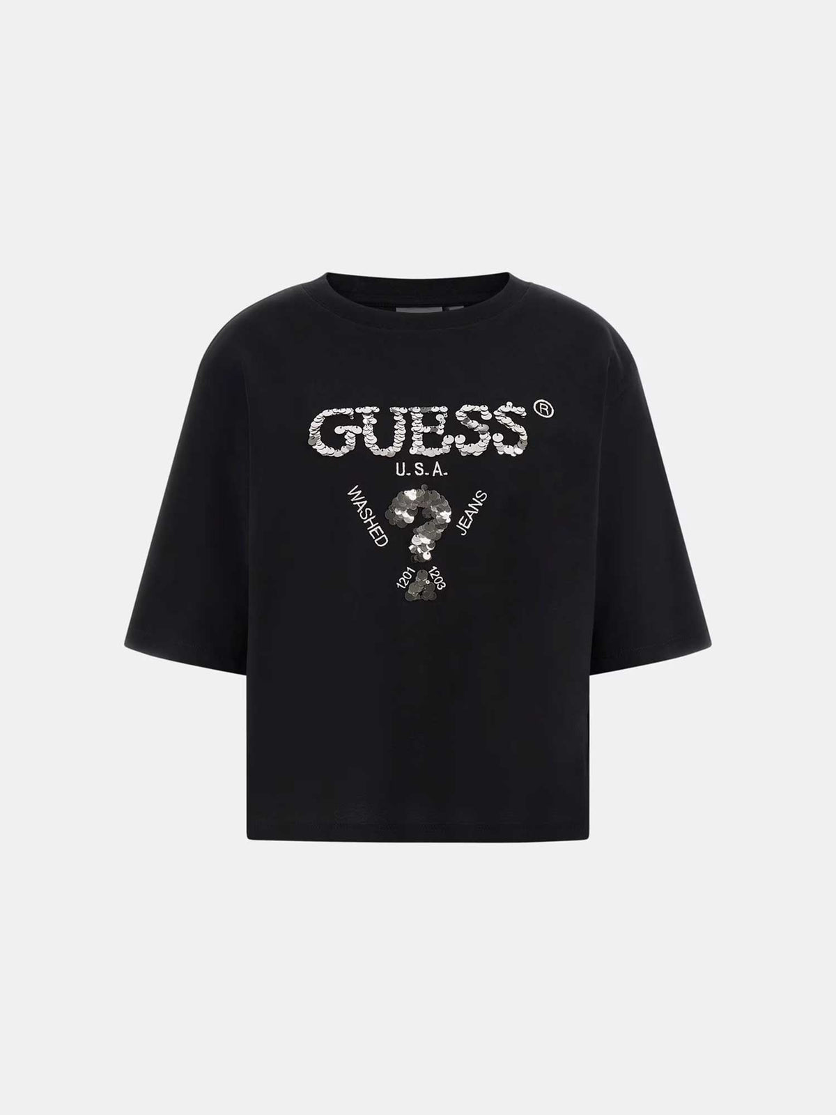 GUESS Тениска AURELIE BOXY TEE
