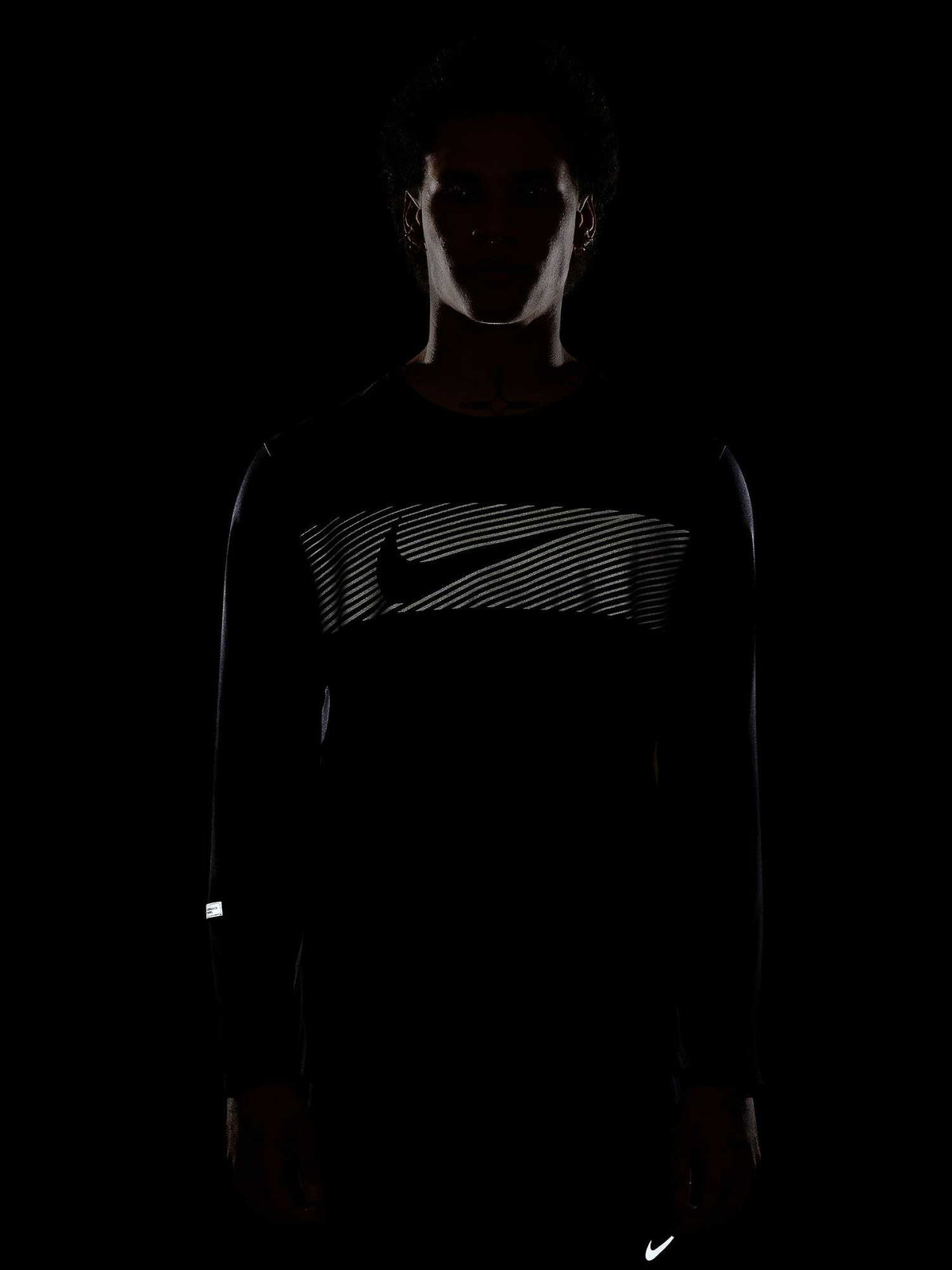 NIKE Блуза M NK DF UV MILER TOP LS FLASH