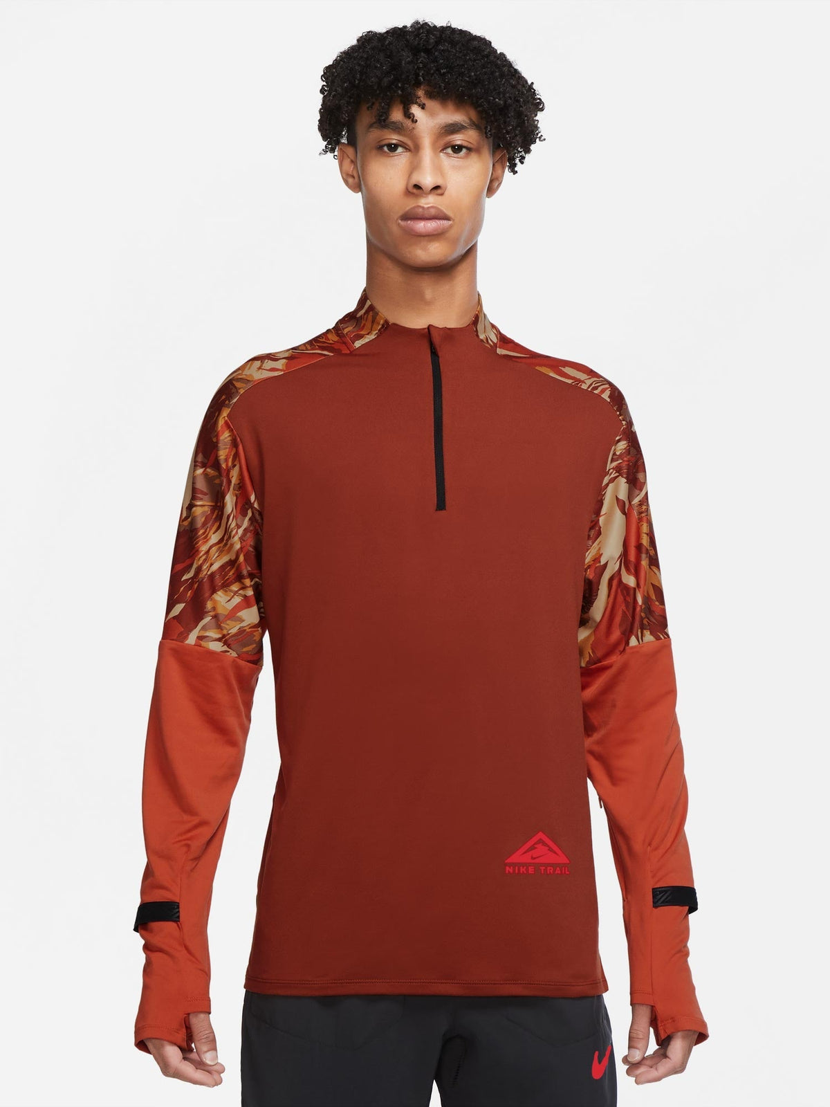 NIKE Блуза M DF TRAIL ELMNT TOP HZ