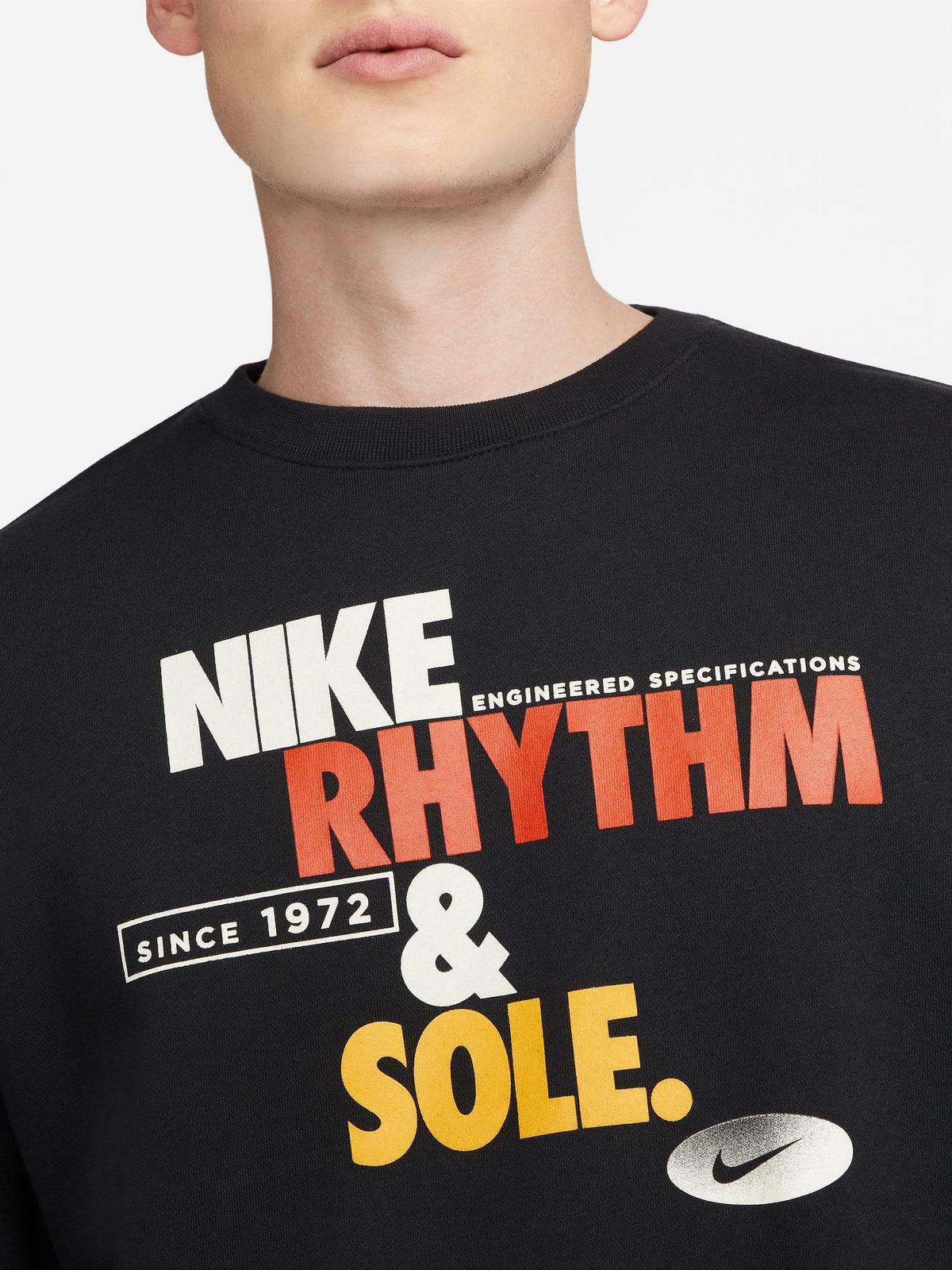 NIKE Блуза M BB FLC RHYTHM GRAP